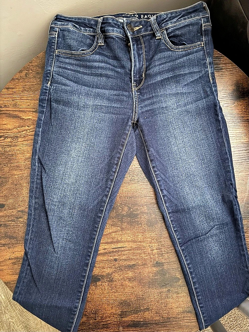 American Eagle Outfitters jeans Bootcut in Blue Waist 10 Short